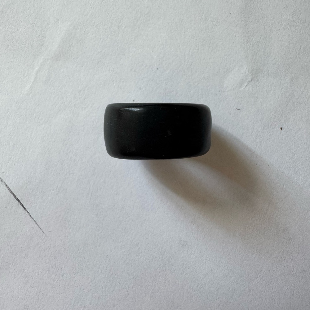 Dinosaur Designs Black Resin Ring